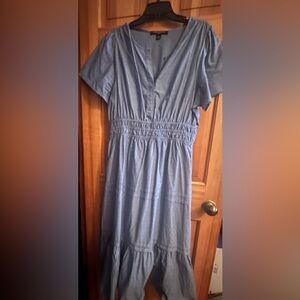 French Connection Light Blue chambray Dress